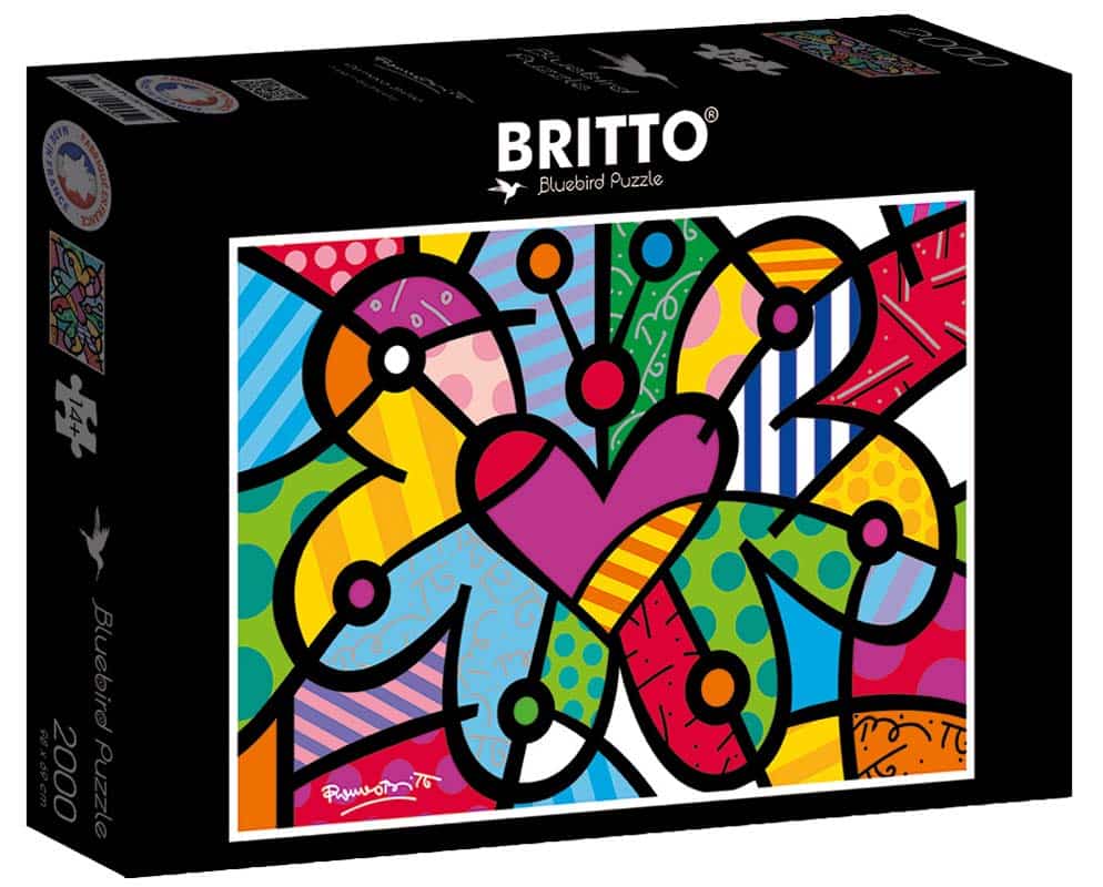 Bluebird Puslespil – R.Britto: Hjertefjäril 2000 brikker