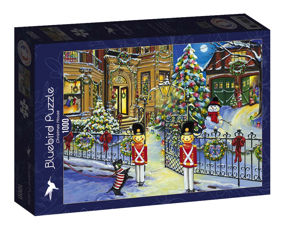 Bluebird Puslespil – Julehuset 1000 brikker