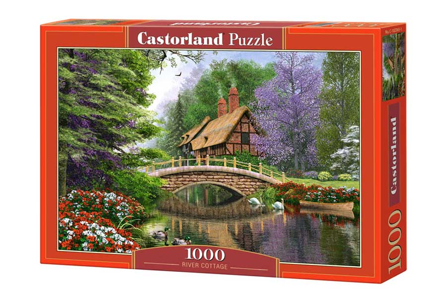 Castorland Puslespil – Hytten ved floden 1000 Brikker
