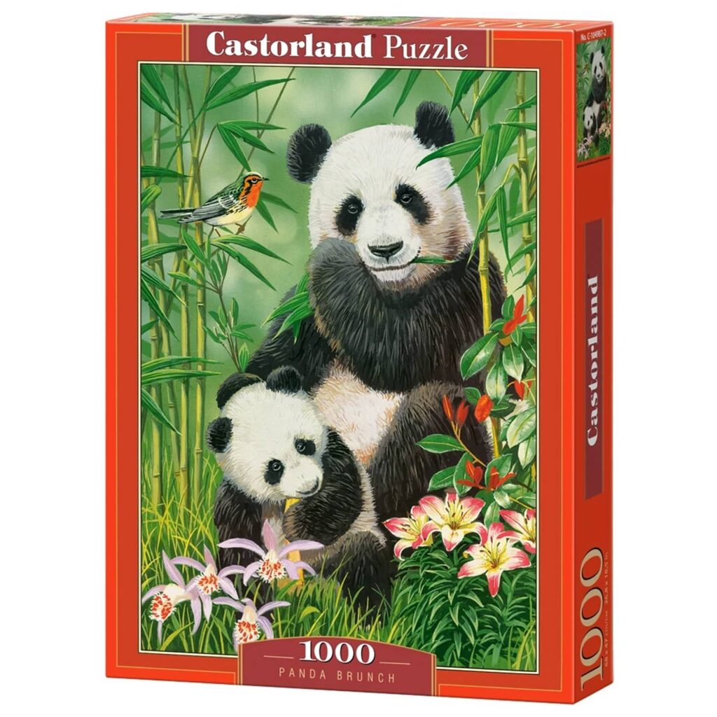 Castorland Puslespil – Panda Brunch 1000 Brikker