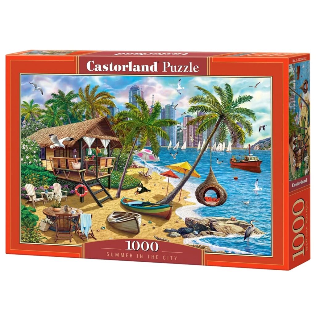 Castorland Puslespil – Sommer i byen 1000 brikker