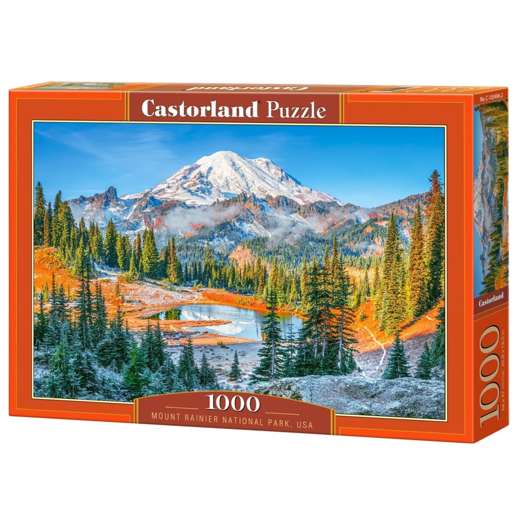 Castorland Puslespil – Mount Rainier Nationalpark, USA 1000 brikker