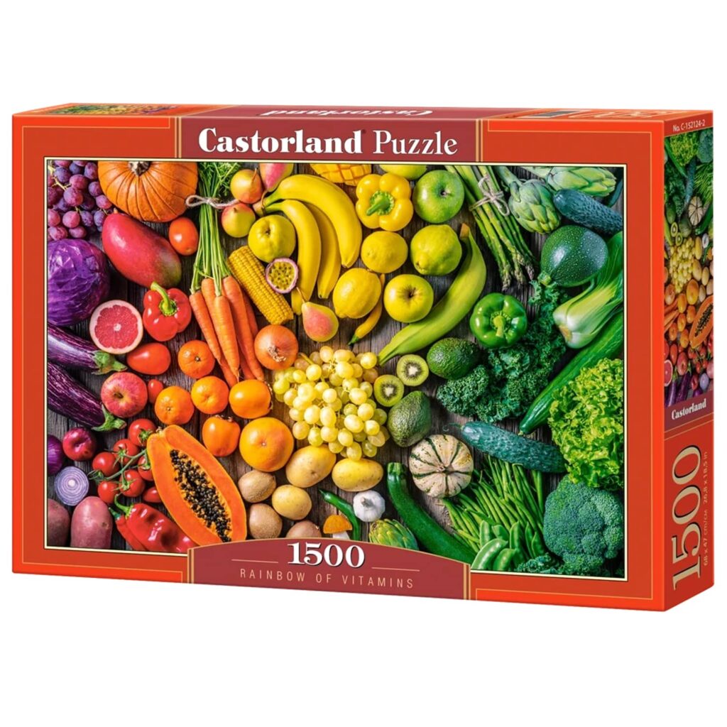 Castorland Puslespil – Regnbue af vitaminer 1500 Brikker
