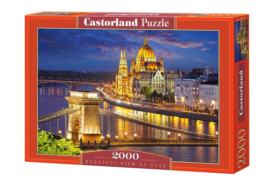 Castorland Puslespil – Budapest ved skumring 2000 Brikker