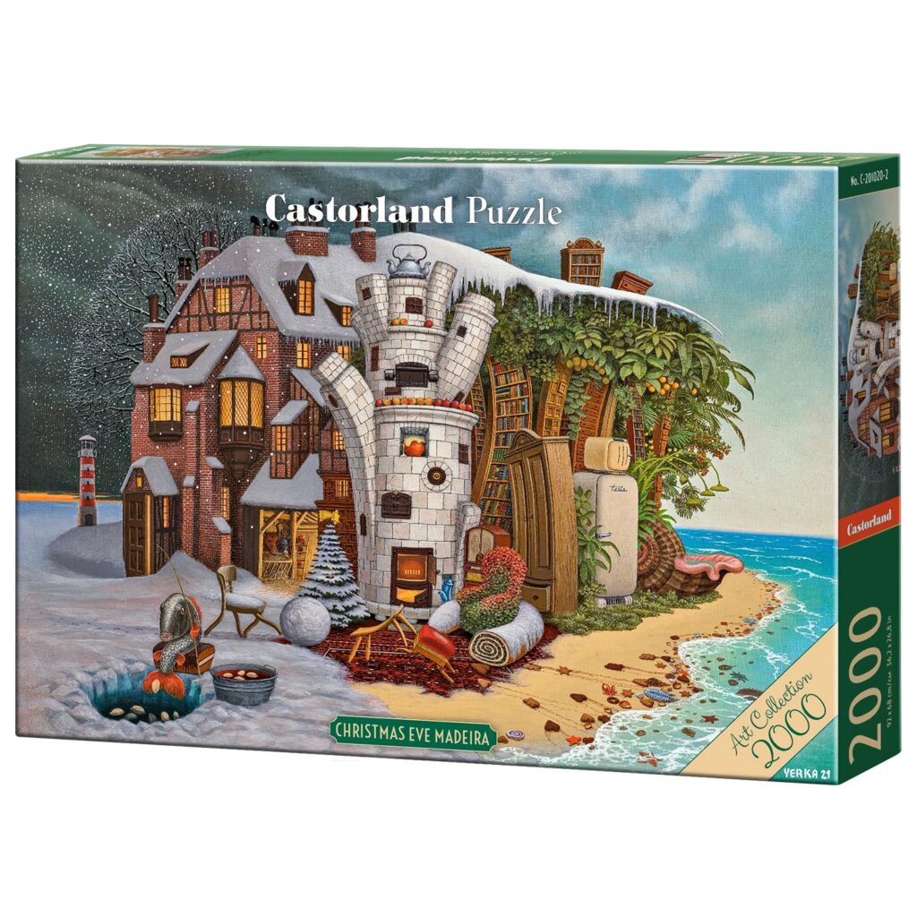 Castorland Puslespil – Art Collection: Juleaften på Madeira 2000 brikker