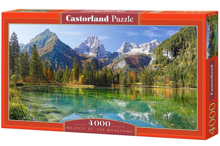 Castorland Puslespil – Majestætiske Bjerge: Schiederweiher, Østrig 4000 Brikker