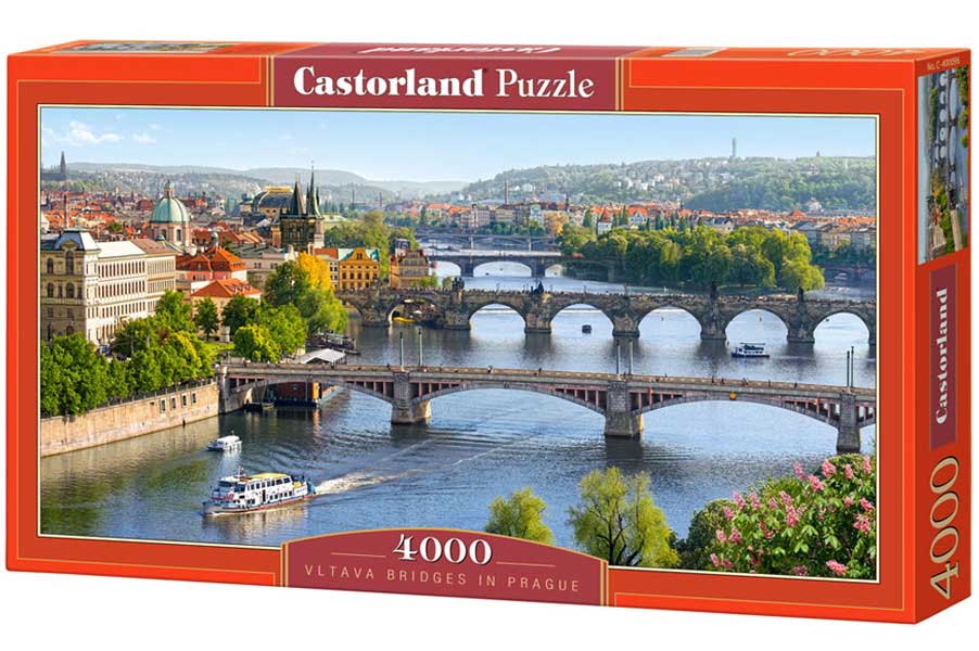 Castorland Puslespil – Vltava Broerne i Prag, Tjekkiet 4000 Brikker