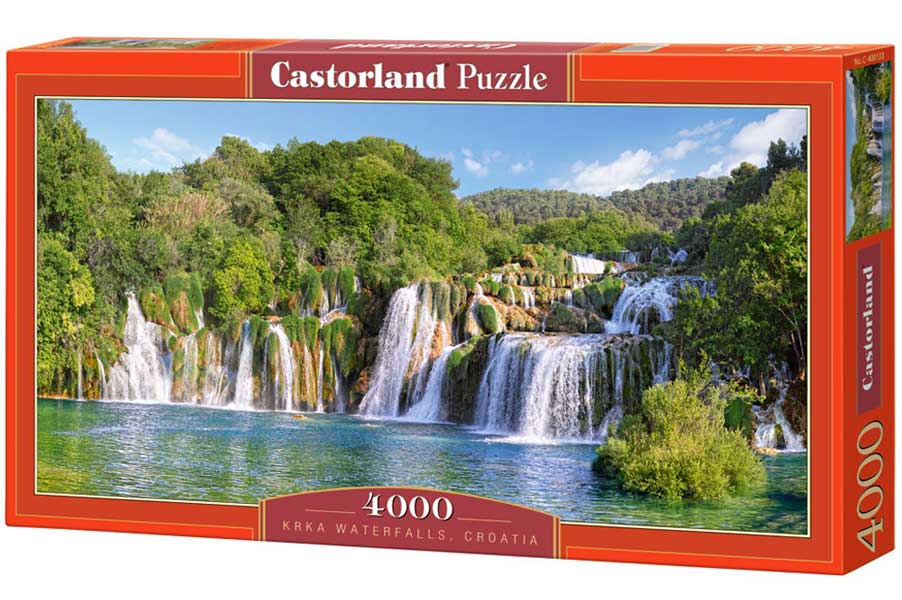 Castorland Puslespil – Vandfaldene i Krka, Kroatien 4000 Brikker