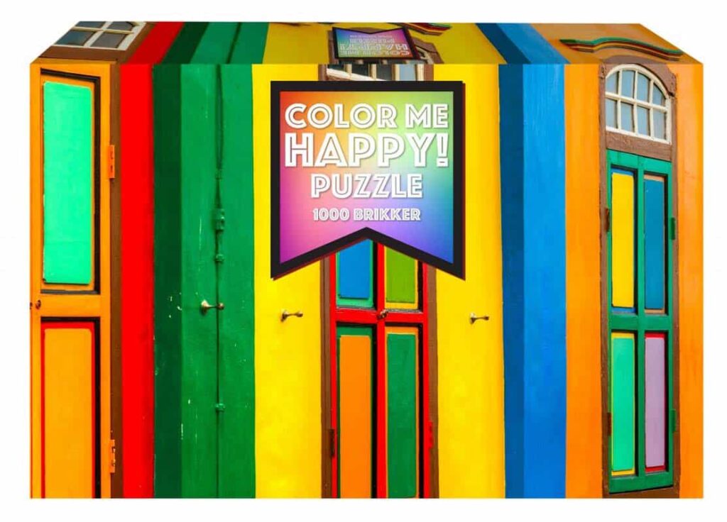1Conzept Puslespil – Color Me Happy: Vindue 1000 brikker