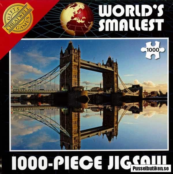 Cheatwell Verdens Mindste Puslespil – Tower Bridge, London 1000 Brikker