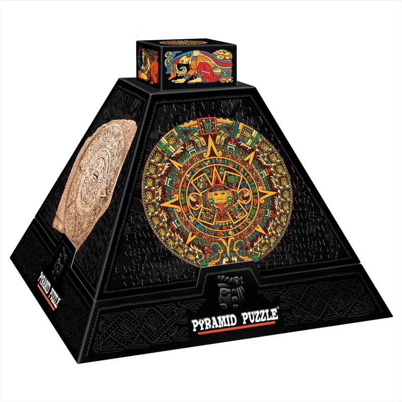 Dtoys 3D Pyramid Puslespil – Antik Colombiansk Kunst, Rosetter 504 brikker