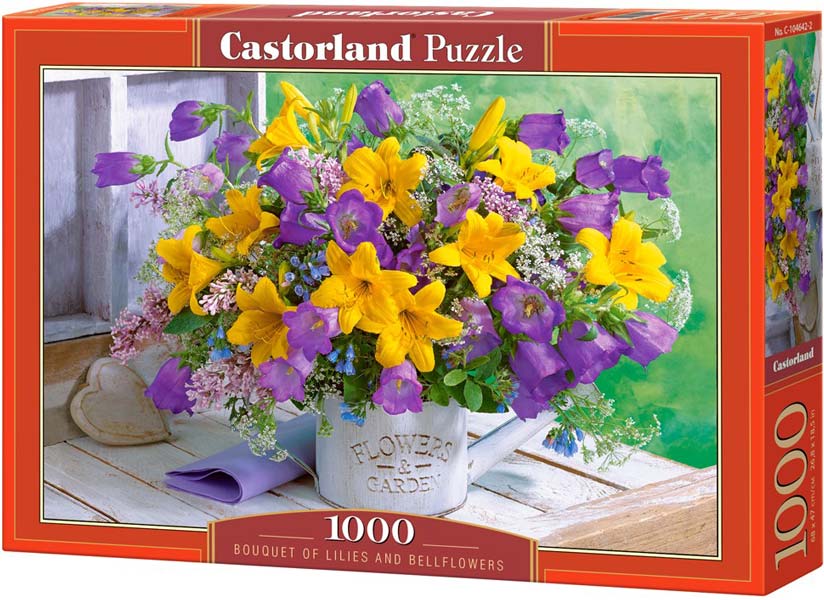 Castorland Puslespil – Liljer & Blåklokker 1000 Brikker
