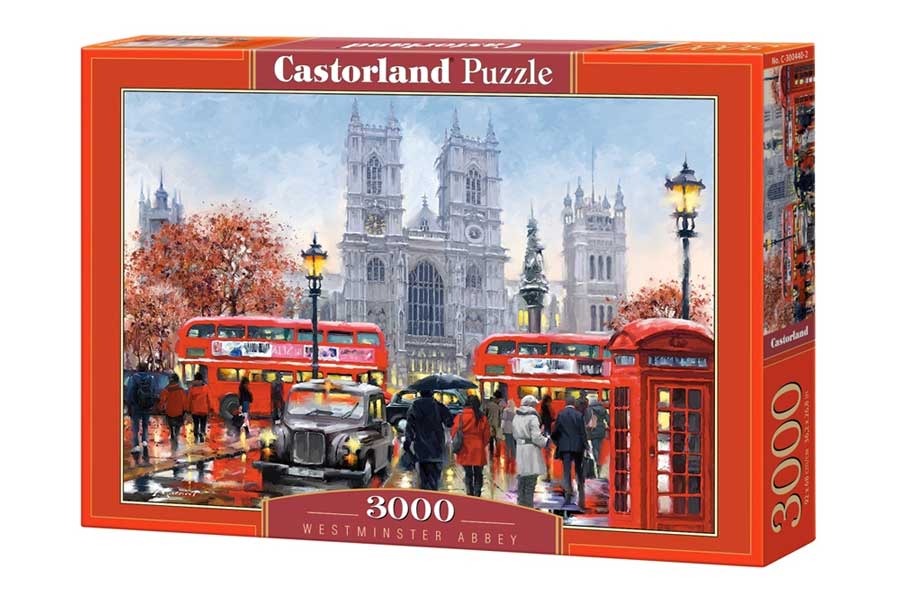 Castorland Puslespil – Westminister Abbey, London 3000 Brikker