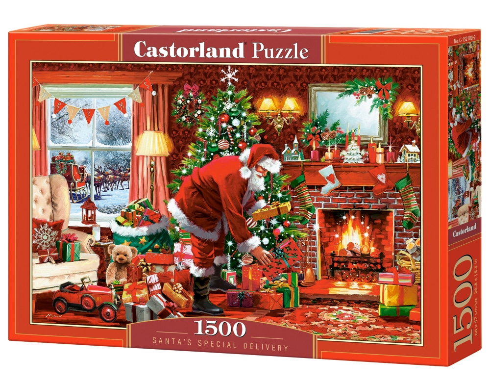 Castorland Puslespil – Julemandens Speciallevering 1500 brikker