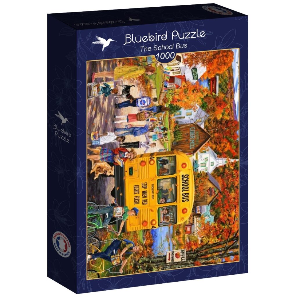 Bluebird Puslespil – Skolebussen 1000 Brikker