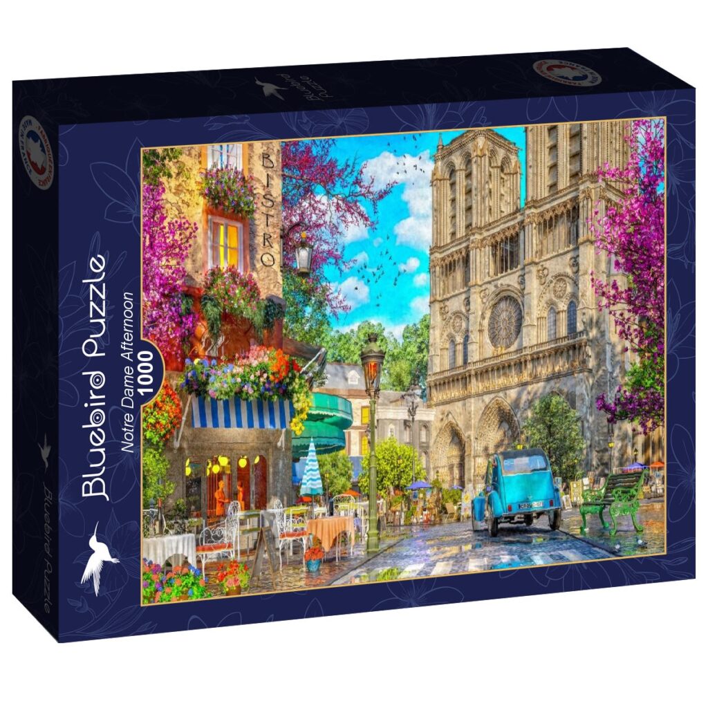 Bluebird Puslespil – Eftermiddag ved Notre Dame, Paris 1000 brikker