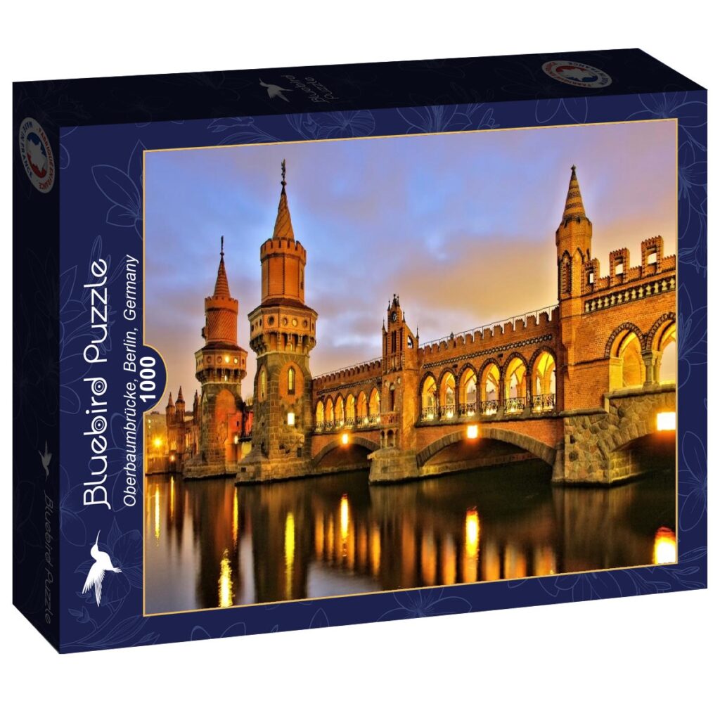 Bluebird Puslespil – Oberbaumbrücke i Berlin, Tyskland 1000 brikker