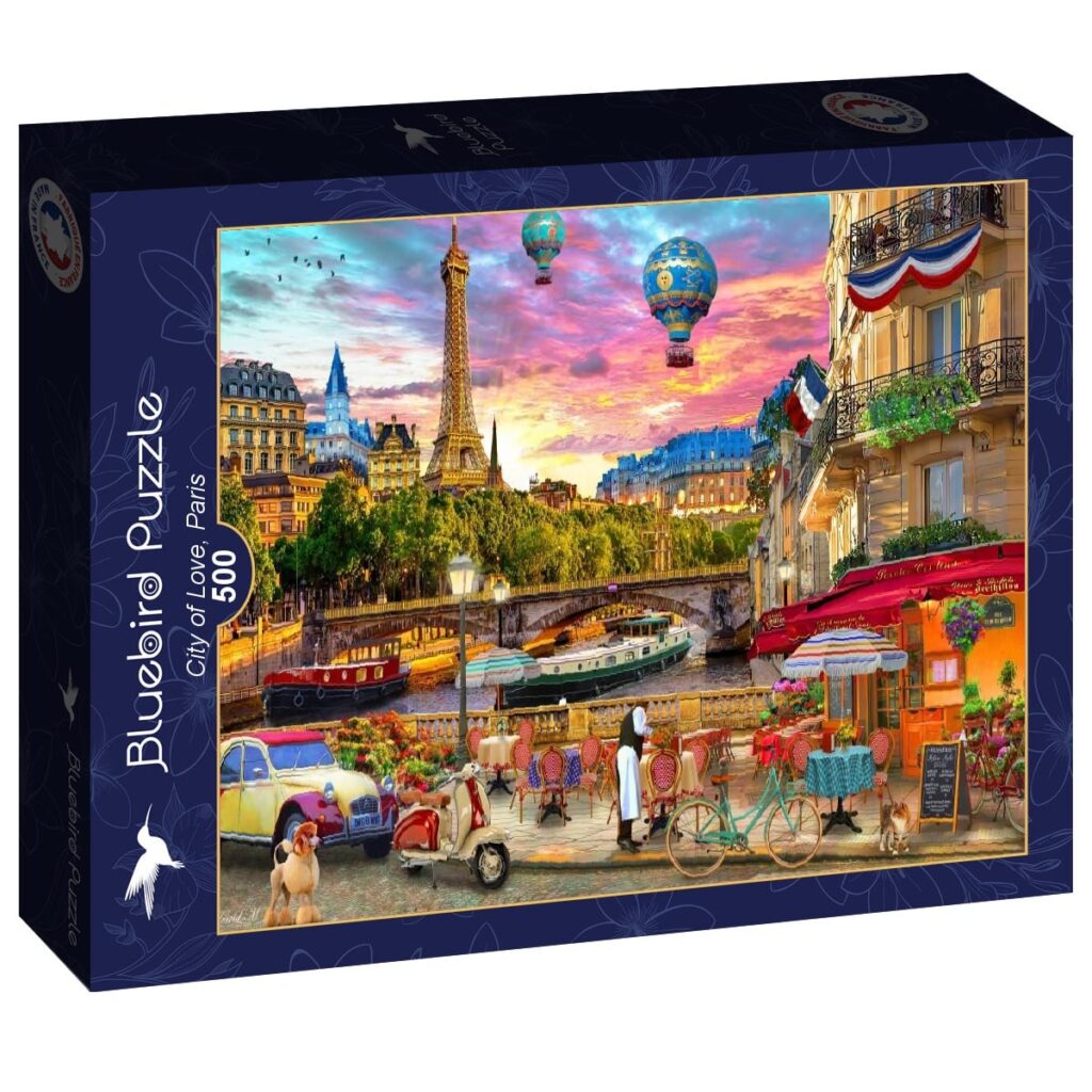 Bluebird Puslespil – Kærlighedens by, Paris 500 Brikker
