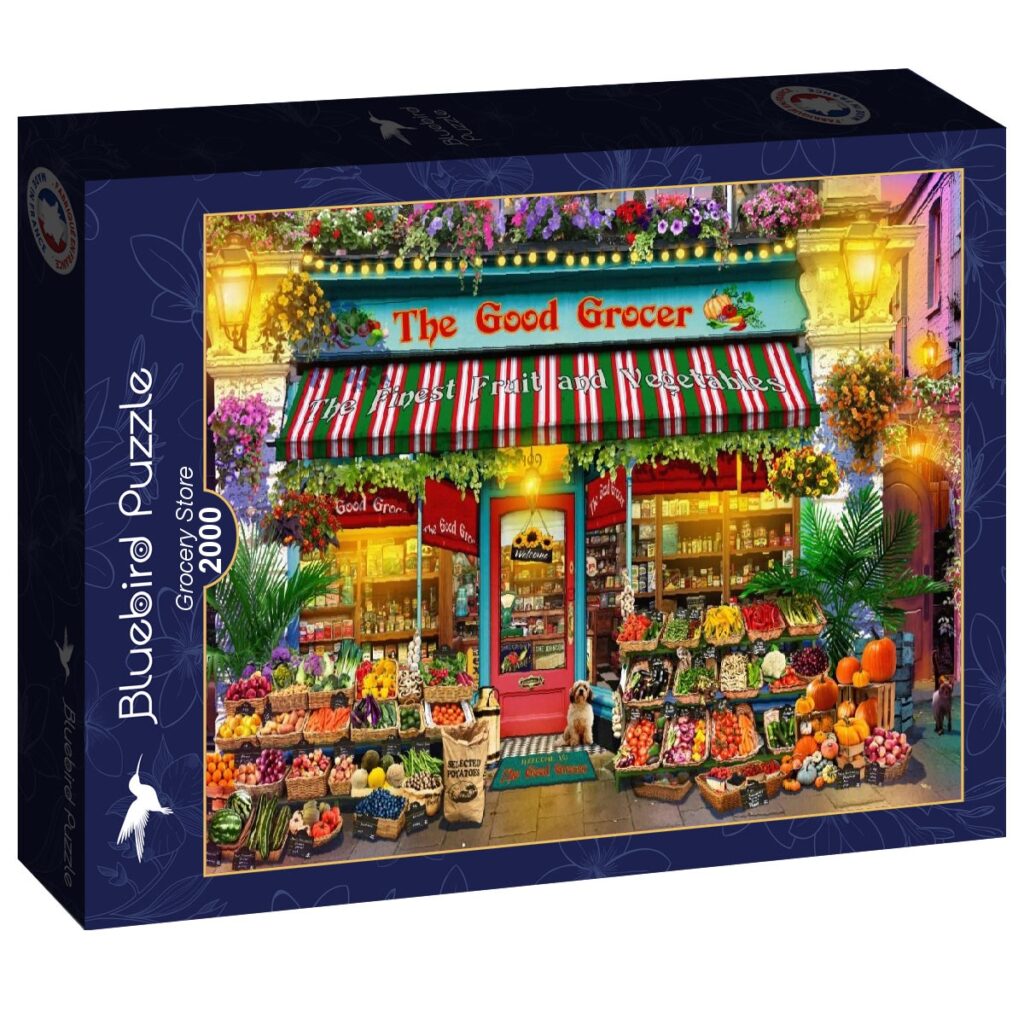 Bluebird Puslespil – Fødevarebutik 2000 brikker