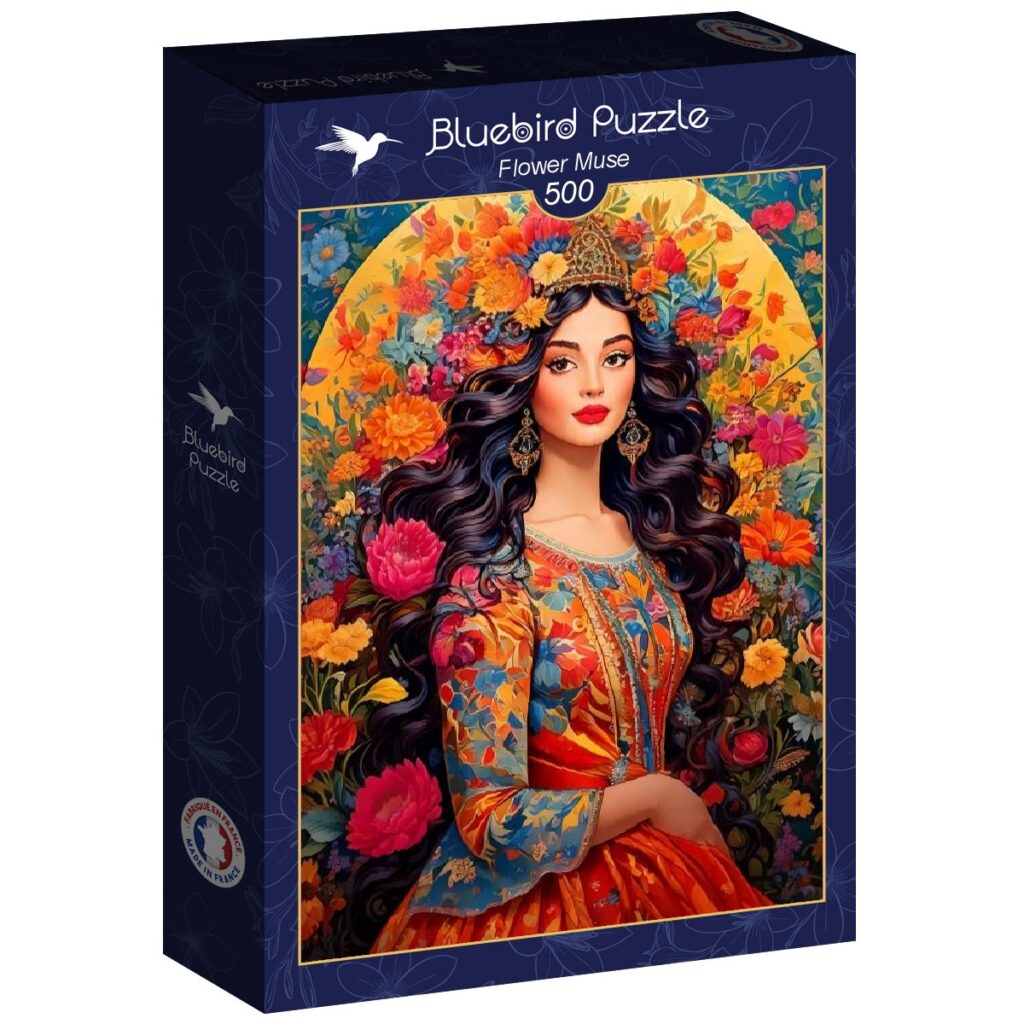 Bluebird Puslespil – Blommemus 500 brikker