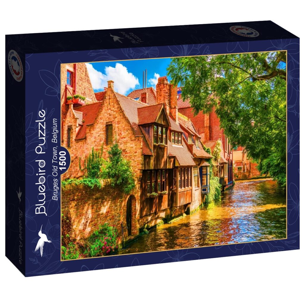 Bluebird Puslespil – Brygges Gamle By, Belgien 1500 brikker