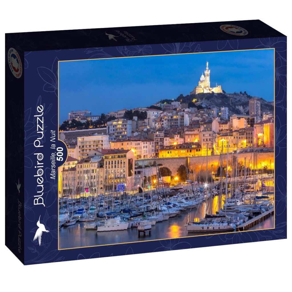 Bluebird Puslespil – Marseille om natten 500 Brikker