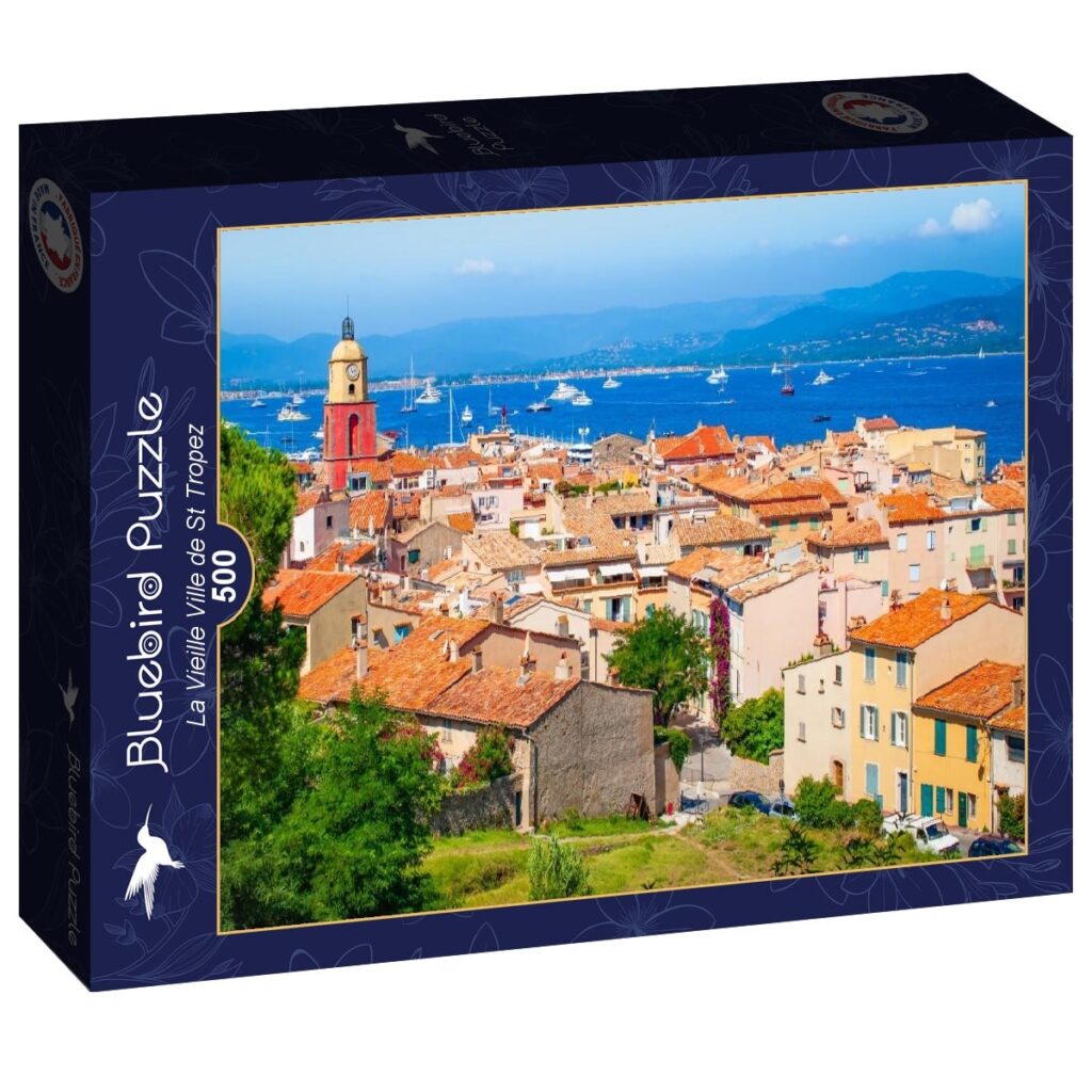 Bluebird Puslespil – Gamle by i Saint-Tropez 500 Brikker