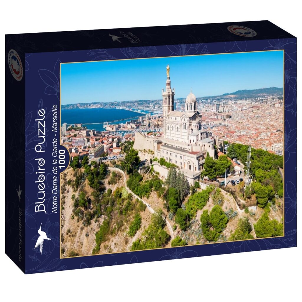 Bluebird Puslespil – Notre Dame de la Garde i Marseille 1000 Brikker