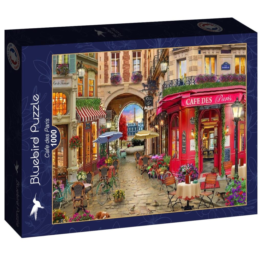 Bluebird Puslespil – Cafe des Paris Caféet 1000 brikker
