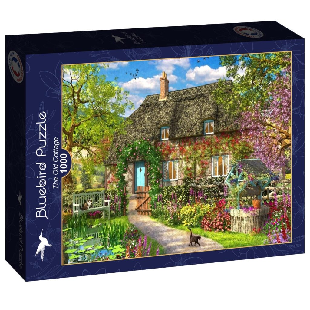 Bluebird Puslespil – Den Gamle Hytte 1000 brikker