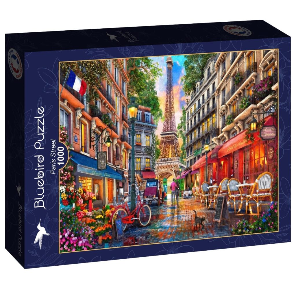 Bluebird Puslespil – Gade i Paris 1000 brikker