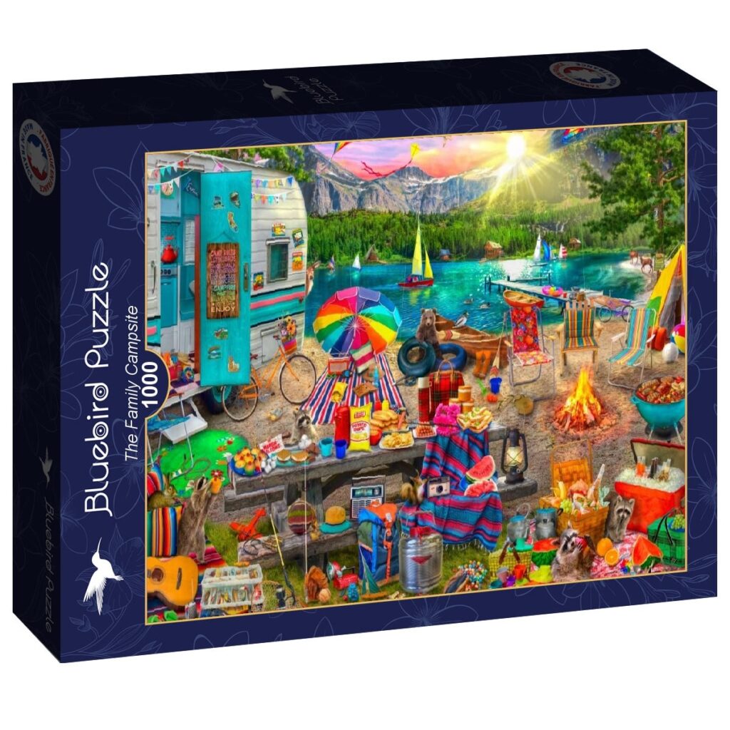 Bluebird Puslespil – Familiecamping 1000 brikker