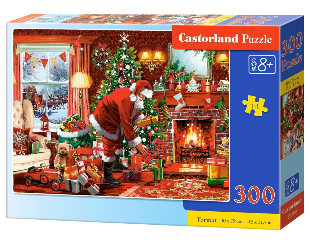Castorland Puslespil – Julemandens Speciallevering 300 Brikker
