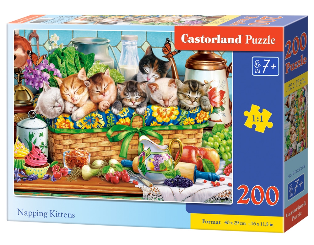 Castorland Puslespil – Sovende Killinger 200 Brikker