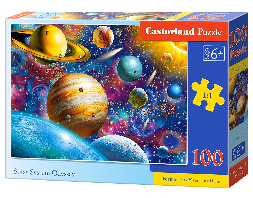 Castorland Puslespil – Solsystemets Odyssé 100 Brikker