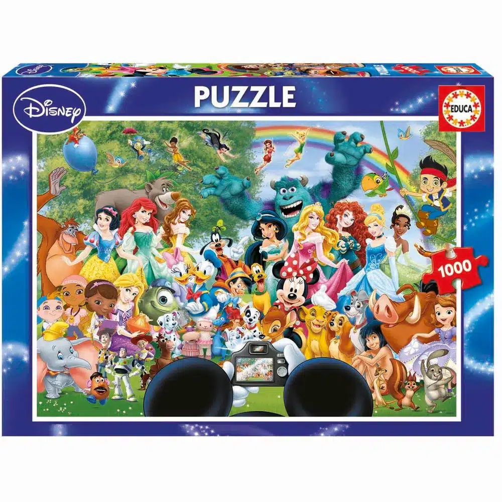 Educa Puslespil – Disneys vidunderlige verden II, 1000 brikker