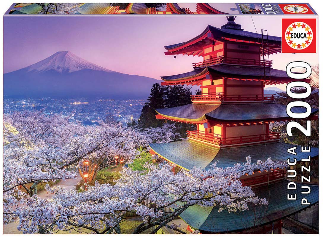 Educa Puslespil – Mount Fuji, Japan 2000 Brikker