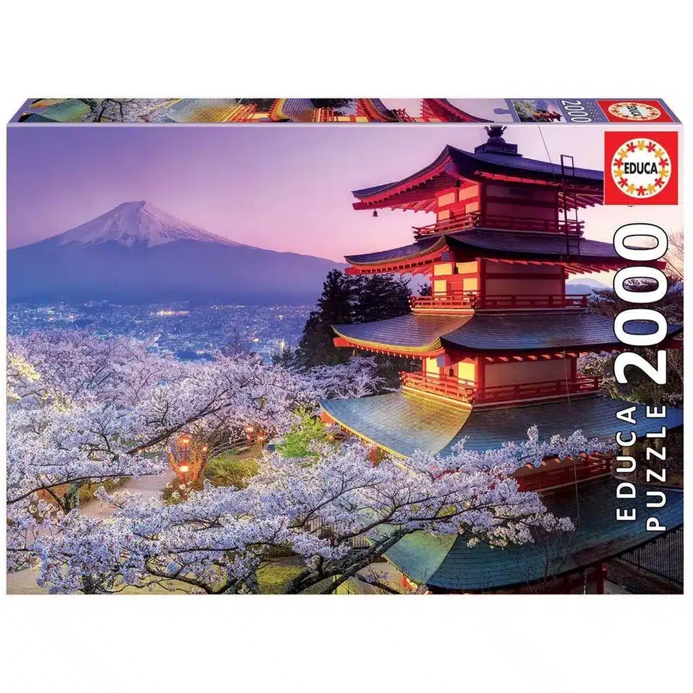 Educa Puslespil – Mount Fuji, Japan 2000 brikker