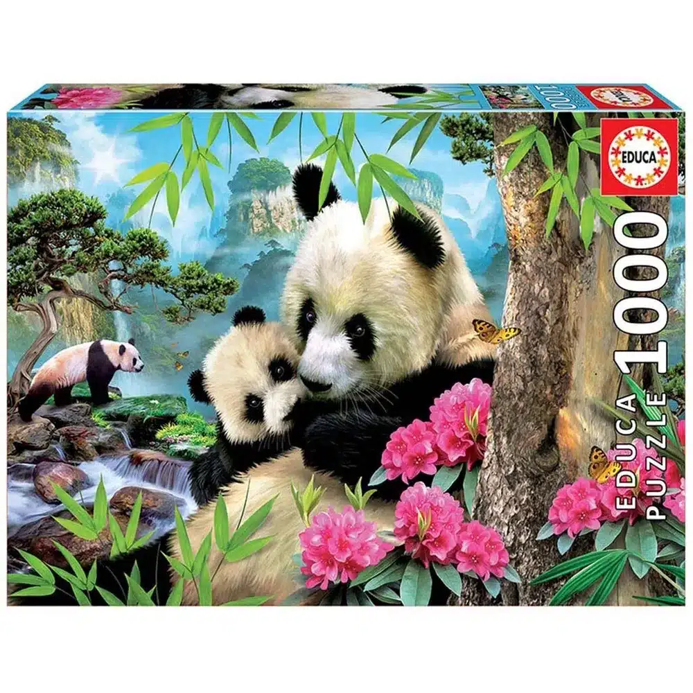 Educa Puslespil – God Morgen Panda 1000 brikker