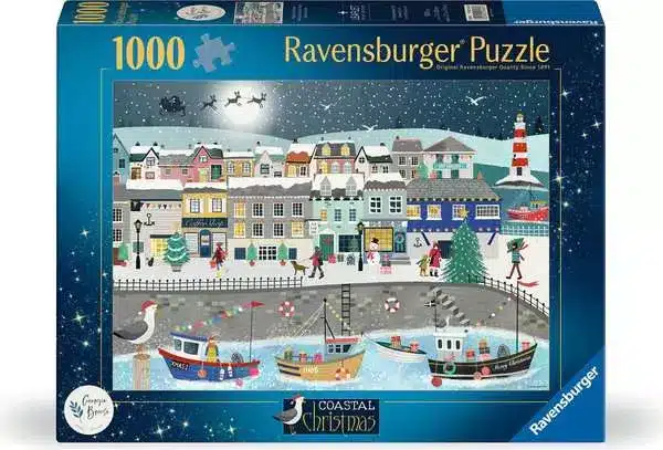 Ravensburger Puslespil – Jul ved kysten 1000 brikker