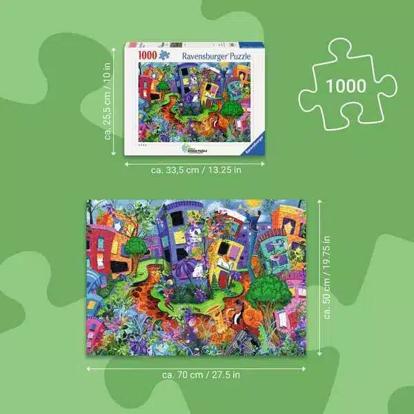 Ravensburger Puslespil – Mariehønegaden 1000 brikker - Billede 5