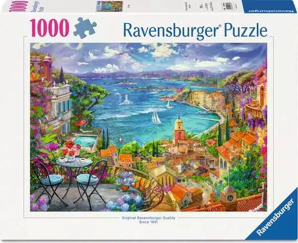Ravensburger Puslespil – Saint-Tropez, Frankrig 1000 brikker