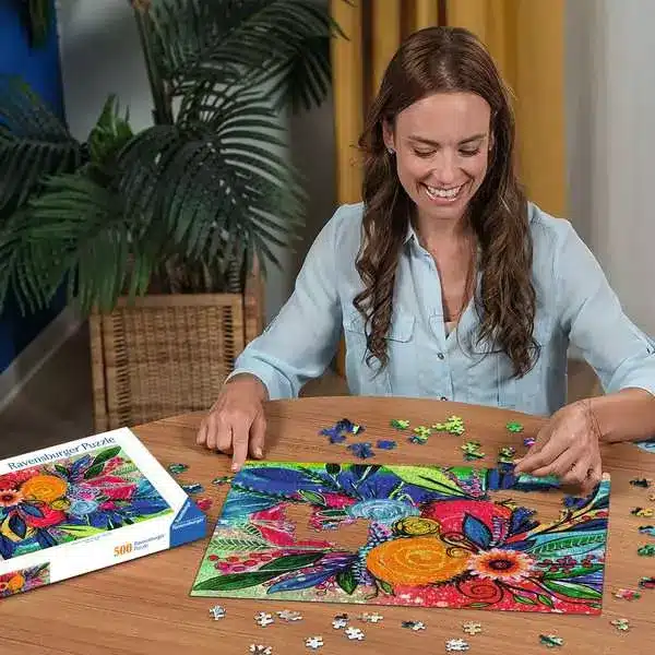 Ravensburger Puslespil – Farveeksplosion 500 brikker - Billede 4