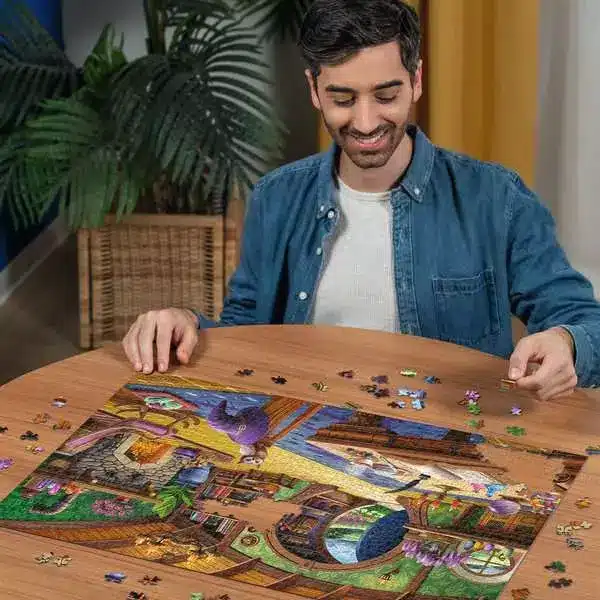 Ravensburger Puslespil – Fortryllet hytte 1000 brikker - Billede 3