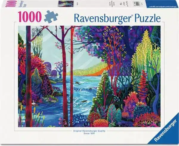 Ravensburger Puslespil – Indigoskoven 1000 brikker