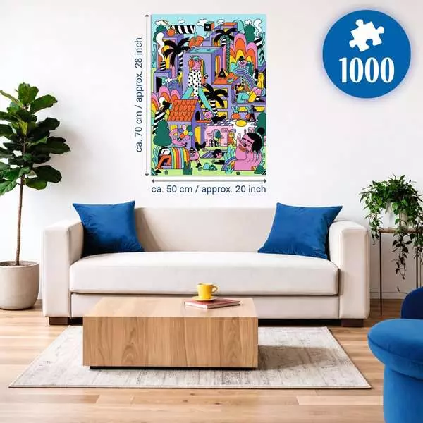 Ravensburger Puslespil – Dagdrømme 1000 brikker - Billede 4