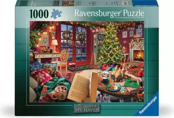 Ravensburger Puslespil – Min fristed nr. 14: Julehytte 1000 brikker