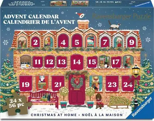 Ravensburger Puslespil – 2026 Puslespilsjulekalender 24×56 Brikker