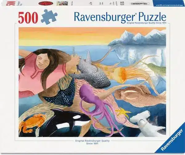 Ravensburger Puslespil – Havets moder 500 brikker