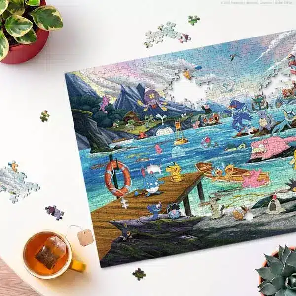 Ravensburger Puslespil – Pokémon: Vaporeon & det tempererede hav 1000 brikker - Billede 3